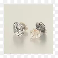 耳环猫头鹰纯银身饰.猫头鹰-空若网 耳环猫头鹰纯银身饰.猫头鹰-空若网