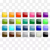 电脑图标方形按钮剪贴画按钮-空若网 电脑图标方形按钮剪贴画按钮-空若网