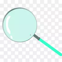 材料放大镜绿色卡通放大镜-空若网 材料放大镜绿色卡通放大镜-空若网