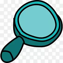 放大镜动画剪辑艺术蓝色放大镜-空若网 放大镜动画剪辑艺术蓝色放大镜-空若网