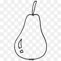 欧洲梨黑白素描-空若网 欧洲梨黑白素描-空若网