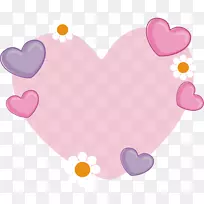 剪贴画-粉红色爱情背景-空若网 剪贴画-粉红色爱情背景-空若网