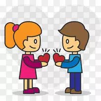 爱情绘画插画-相爱的情侣-空若网 爱情绘画插画-相爱的情侣-空若网