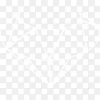 白色对称图案-菱形轮廓-空若网 白色对称图案-菱形轮廓-空若网