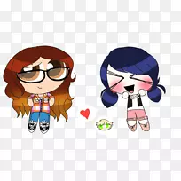 阿德里安·艾瑞斯特猫奇迹瓢虫Marinette素描猫-空若网 阿德里安·艾瑞斯特猫奇迹瓢虫Marinette素描猫-空若网