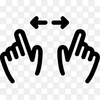 手指电脑图标-空若网 手指电脑图标-空若网