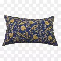 投掷枕头垫钴蓝色长方形枕头-空若网 投掷枕头垫钴蓝色长方形枕头-空若网