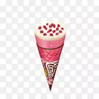 冰淇淋锥红色天鹅绒蛋糕-空若网 冰淇淋锥红色天鹅绒蛋糕-空若网