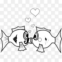 亲吻古拉米鱼卡通片艺术-黑色爱情艺术图片-空若网 亲吻古拉米鱼卡通片艺术-黑色爱情艺术图片-空若网