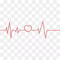 商标字型-爱心红折线-空若网 商标字型-爱心红折线-空若网