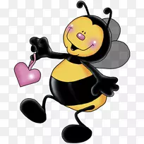 蜜蜂爱短信剪贴画-蜜蜂-空若网 蜜蜂爱短信剪贴画-蜜蜂-空若网