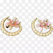 珍珠耳环体首饰.珠宝-空若网 珍珠耳环体首饰.珠宝-空若网