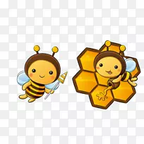 蜂后昆虫剪贴画-可爱的蜜蜂-空若网 蜂后昆虫剪贴画-可爱的蜜蜂-空若网