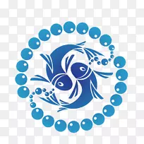 双鱼座黄道星座泰国无癌双鱼座剪纸-空若网 双鱼座黄道星座泰国无癌双鱼座剪纸-空若网