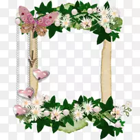 花卉设计画框剪花-空若网 花卉设计画框剪花-空若网