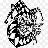 墙壁贴纸保险杠贴纸Jester-空若网 墙壁贴纸保险杠贴纸Jester-空若网