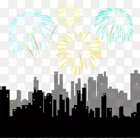 Adobe烟花-夜间烟花-空若网 Adobe烟花-夜间烟花-空若网