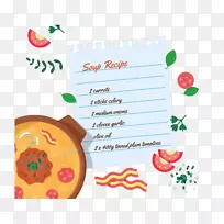 火锅汤食谱食品.手绘卡通菜单-空若网 火锅汤食谱食品.手绘卡通菜单-空若网