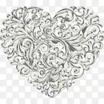 红宝石心夹艺术-心-空若网 红宝石心夹艺术-心-空若网