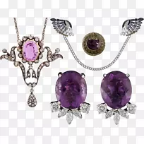 紫水晶宝石钻石项链-空若网 紫水晶宝石钻石项链-空若网