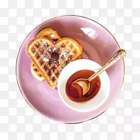 华夫饼卤汁早餐食谱-早餐-空若网 华夫饼卤汁早餐食谱-早餐-空若网