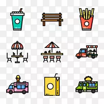 电脑图标食品车封装后记剪辑艺术卡车-空若网 电脑图标食品车封装后记剪辑艺术卡车-空若网