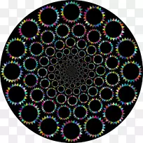 对称环有机体图案-圆-空若网 对称环有机体图案-圆-空若网