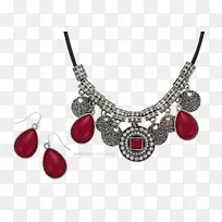 项链耳环宝石首饰链-项链-空若网 项链耳环宝石首饰链-项链-空若网