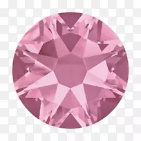 仿宝石和莱茵石,施华洛世奇玫瑰花,水晶粉红色玫瑰-空若网 仿宝石和莱茵石,施华洛世奇玫瑰花,水晶粉红色玫瑰-空若网