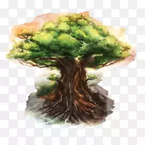 世界之树伊格德莱尔挪威神话-树-空若网 世界之树伊格德莱尔挪威神话-树-空若网