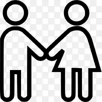 电脑图标概念手牵手-空若网 电脑图标概念手牵手-空若网