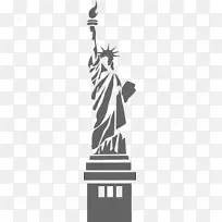 埃菲尔铁塔自由女神像-纽约剪贴画-空若网 埃菲尔铁塔自由女神像-纽约剪贴画-空若网