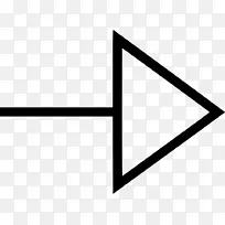 直角箭头计算机图标点三角形-空若网 直角箭头计算机图标点三角形-空若网