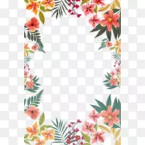 花卉剪贴画.夏季花边形状-空若网 花卉剪贴画.夏季花边形状-空若网