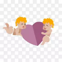 丘比特爱情插画-可爱的丘比特设计载体材料-空若网 丘比特爱情插画-可爱的丘比特设计载体材料-空若网