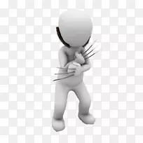 好莱坞摄影插画-留胡子的男人-空若网 好莱坞摄影插画-留胡子的男人-空若网