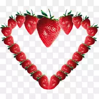 草莓心画剪贴画-草莓-空若网 草莓心画剪贴画-草莓-空若网