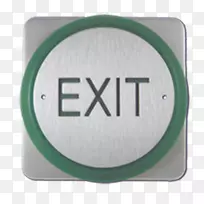 出口标志按钮紧急出口贴纸-按钮-空若网 出口标志按钮紧急出口贴纸-按钮-空若网