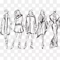 素描-时尚素描图-空若网 素描-时尚素描图-空若网