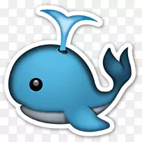 Emojipedia鲸鱼短信贴纸-阴影-空若网 Emojipedia鲸鱼短信贴纸-阴影-空若网