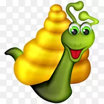 昆虫卡通画.卡通蜗牛-空若网 昆虫卡通画.卡通蜗牛-空若网