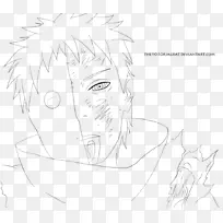 鼻子画线艺术卡通素描-空若网 鼻子画线艺术卡通素描-空若网