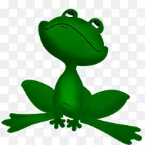 树蛙动画-卡通青蛙-空若网 树蛙动画-卡通青蛙-空若网