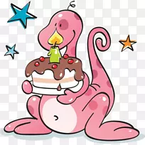 生日蛋糕祝你生日快乐恐龙剪贴画卡通恐龙蛋糕-空若网 生日蛋糕祝你生日快乐恐龙剪贴画卡通恐龙蛋糕-空若网