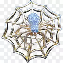 人体珠宝对称水晶蜘蛛网-空若网 人体珠宝对称水晶蜘蛛网-空若网