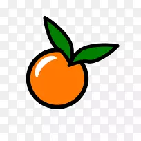 电脑图标橙色剪贴画水果拼图-空若网 电脑图标橙色剪贴画水果拼图-空若网
