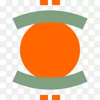 线条标志剪贴画-橙色-空若网 线条标志剪贴画-橙色-空若网