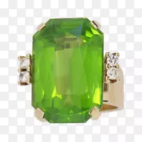 翡翠橄榄石金环宝石-翡翠-空若网 翡翠橄榄石金环宝石-翡翠-空若网