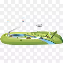 Adobe插画.地面草-空若网 Adobe插画.地面草-空若网