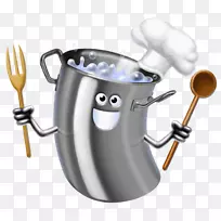 餐厅厨师食品贴纸剪贴画-空若网 餐厅厨师食品贴纸剪贴画-空若网